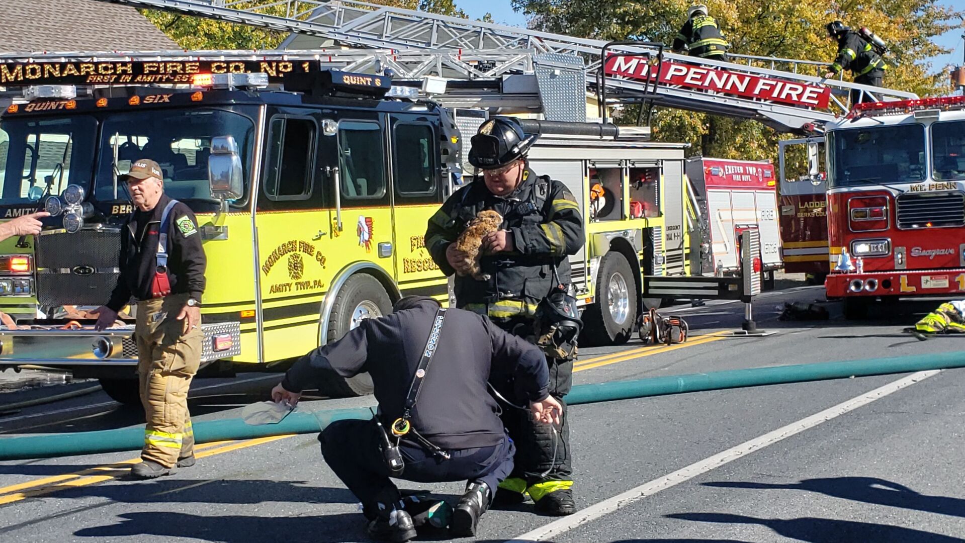 House fire in Birdsboro